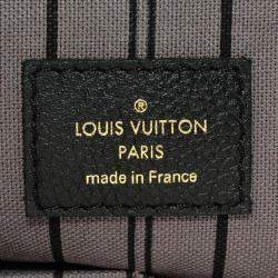 Pre Owned Louis Vuitton Spontini Shoulder Bag Monogram Empreinte Black
