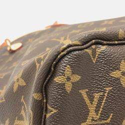 Pre Owned Louis Vuitton Neverfull Mm Bag Handbag Tote Monogram Canvas  Brown