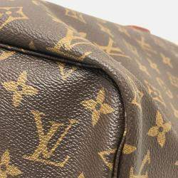 Pre Owned Louis Vuitton Neverfull Mm Bag Handbag Tote Monogram Canvas  Brown
