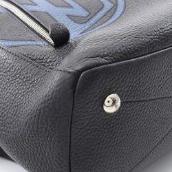 Pre Owned حقيبة ظهر لويس فيتون Lv سيركل أرماند نور توريلون جلد أسود