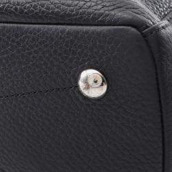 Pre Owned حقيبة ظهر لويس فيتون Lv سيركل أرماند نور توريلون جلد أسود