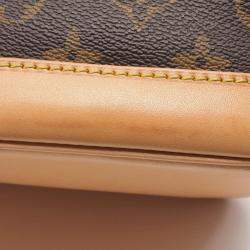 Pre Owned Louis Vuitton Noe Bb Shoulder Bag Coated Canvas Leather Monogram Brown