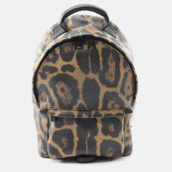 مملوكة مسبقًا Louis Vuitton Palm Springs Pm Backpack Coated Canvas Leather Brown Black