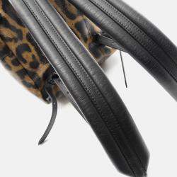 مملوكة مسبقًا Louis Vuitton Palm Springs Pm Backpack Coated Canvas Leather Brown Black