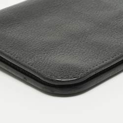 Pre Owned Louis Vuitton Monogram Canvas and Black Leather Kimono Wallet