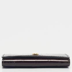 Pre Owned  Louis Vuitton Amarante Monogram Vernis Business Card Holder