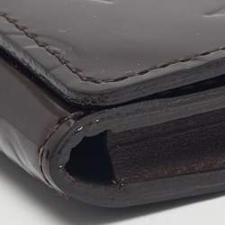 Pre Owned  Louis Vuitton Amarante Monogram Vernis Business Card Holder