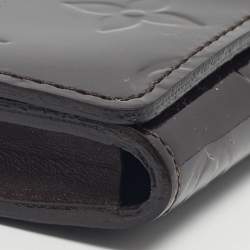 Pre Owned  Louis Vuitton Amarante Monogram Vernis Business Card Holder