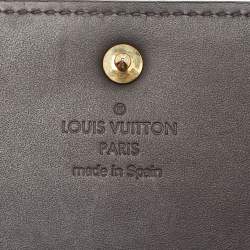 Pre Owned  Louis Vuitton Amarante Monogram Vernis Business Card Holder