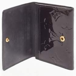 Pre Owned  Louis Vuitton Amarante Monogram Vernis Business Card Holder