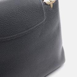 Pre Owned Louis Vuitton Capucine PM Black Taurillon Leather Shoulder Handbag