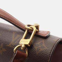 Pre Owned Louis Vuitton Monceau Shoulder Handbag  Monogram Canvas Brown
