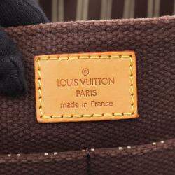 Pre Owned Louis Vuitton Busas Pm Shoulder Bag  Antigua Canvas Moka