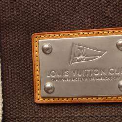 Pre Owned Louis Vuitton Busas Pm Shoulder Bag  Antigua Canvas Moka