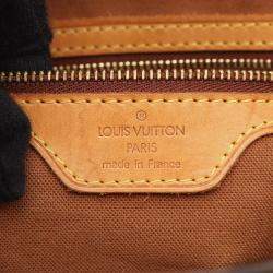 Pre Owned Louis Vuitton Vavin Gm Shoulder Tote Bag  Monogram Canvas Leather