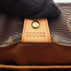 Pre Owned Louis Vuitton Vavin Gm Shoulder Tote Bag  Monogram Canvas Leather
