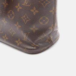 Pre Owned Louis Vuitton Vavin Gm Shoulder Tote Bag  Monogram Canvas Leather