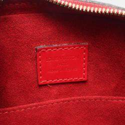 Pre Owned Louis Vuitton Jasmine Castilian Red Epi Leather Top Handle Bag