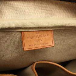 Pre Owned Louis Vuitton Deauville Bowling Vanity Handbag  Monogram Canvas