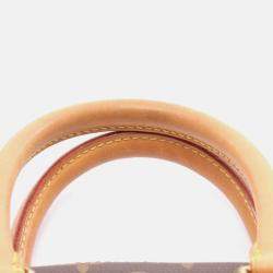 Pre Owned Louis Vuitton Deauville Bowling Vanity Handbag  Monogram Canvas