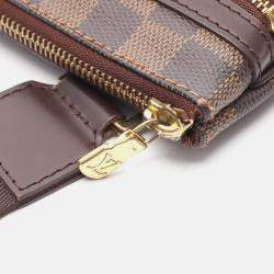 مملوكة مسبقًا حقيبة كتف و كروس بودي لوي فيتون بوشيت بوسفور نمط داميير إيبن