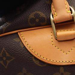 Pre Owned Louis Vuitton Deauville Travel Handbag  Monogram Canvas