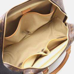Pre Owned Louis Vuitton Deauville Travel Handbag  Monogram Canvas