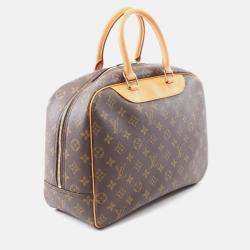 Pre Owned Louis Vuitton Deauville Travel Handbag  Monogram Canvas