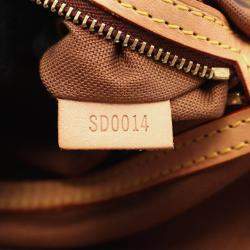 Pre Owned Louis Vuitton Mini Looping Handbag  Monogram Canvas Leather Brown