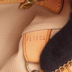 Pre Owned Louis Vuitton Bucket Pm Shoulder Handbag Monogram Canvas Leather