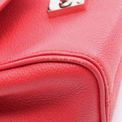 Pre Owned Louis Vuitton Saint Germain Bb Shoulder Bag Monogram Empreinte Red