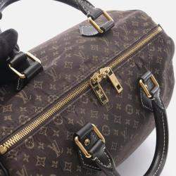 Pre Owned Louis Vuitton Speedy Bandouliere 30 Shoulder Handbag  Monogram Idylle