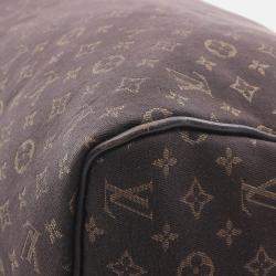 Pre Owned Louis Vuitton Speedy Bandouliere 30 Shoulder Handbag  Monogram Idylle
