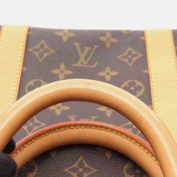 Pre Owned Louis Vuitton Keepall 55 Travel Duffle Bag Monogram Canvas