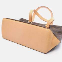 Pre Owned Louis Vuitton Cabas Piano Shoulder Tote Bag Monogram Canvas