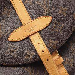 Pre Owned Louis Vuitton Shanti Gm Shoulder Bag  Monogram Canvas Leather