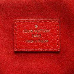 Pre Owned Louis Vuitton Retiro Pm 2Way Shoulder Handbag  Monogram Canvas Coquelicot
