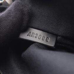 Pre Owned Louis Vuitton Io Shoulder Bag Crossbody  Damier Graphite Black Mens