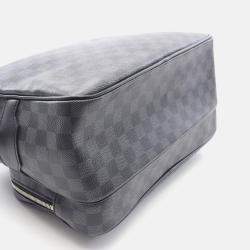 Pre Owned Louis Vuitton Io Shoulder Bag Crossbody  Damier Graphite Black Mens