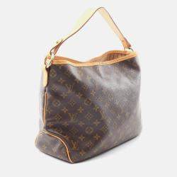 Pre Owned Louis Vuitton Delightfull PM Shoulder Bag  Monogram Canvas Leather