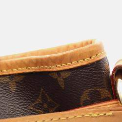 Pre Owned Louis Vuitton Delightfull PM Shoulder Bag  Monogram Canvas Leather