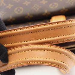 Pre Owned Louis Vuitton Multipli Cite Shoulder Handbag  Monogram Canvas Brown