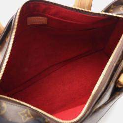 Pre Owned Louis Vuitton Multipli Cite Shoulder Handbag  Monogram Canvas Brown