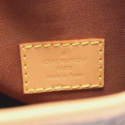 Pre Owned Louis Vuitton Fold Me Pouch Shoulder Bag  Monogram Canvas Leather