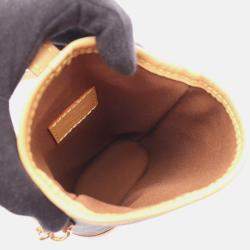Pre Owned Louis Vuitton Fold Me Pouch Shoulder Bag  Monogram Canvas Leather