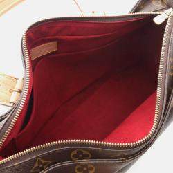 Pre Owned Louis Vuitton Multiple Cite Shoulder Handbag Monogram Canvas Brown