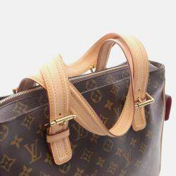 Pre Owned Louis Vuitton Multiple Cite Shoulder Handbag Monogram Canvas Brown