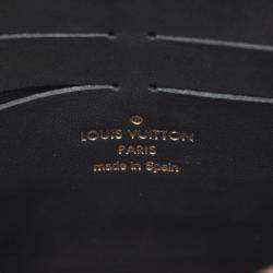 Pre Owned Louis Vuitton Portefeuille Vavin Chain Shoulder Bag  Damier Canvas Ebene