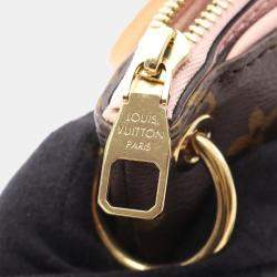 Pre Owned Louis Vuitton Pallas Shoulder Handbag  Monogram Canvas Rose Valerine