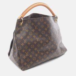 Pre Owned Louis Vuitton Artsymm Shoulder Bag  Monogram Canvas Leather Brown